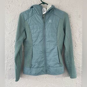 Salomon Right Nice Hybrid Lightweight Hooded Jacket  Size Small